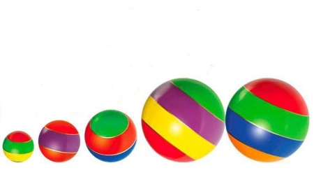 Купить Мячи резиновые (комплект из 5 мячей различного диаметра) в Красноярске 