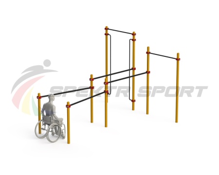 Купить Спортивный комплекс для инвалидов-колясочников WRK-D19_76mm в Красноярске 
