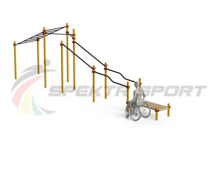 Купить Спортивный комплекс для инвалидов-колясочников WRK-D22_76mm в Красноярске 