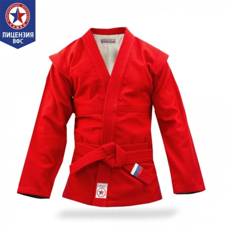 Купить Куртка для самбо "Атака" ВФС (подкладка, пояс)  р 36-48 в Красноярске 