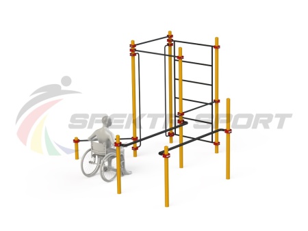 Купить Спортивный комплекс для инвалидов-колясочников WRK-D18_76mm в Красноярске 