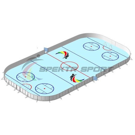 Купить Хоккейная коробка, борта фанера 12 мм, 40х20 в Красноярске 